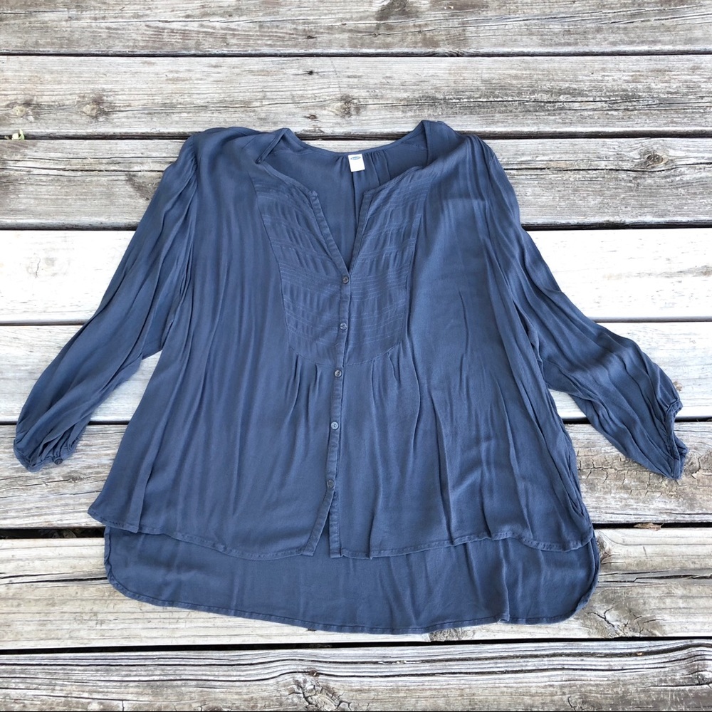 Charcoal Gray Blouse